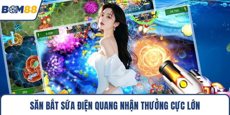 Săn bắt sứa điện quang nhận thưởng cực lớn